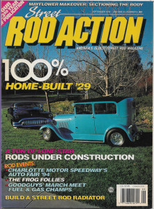 STREET ROD ACTION 1994 SEPT - HOME-BUILT '29, FROG FOLLIES, ROD RADIATOR